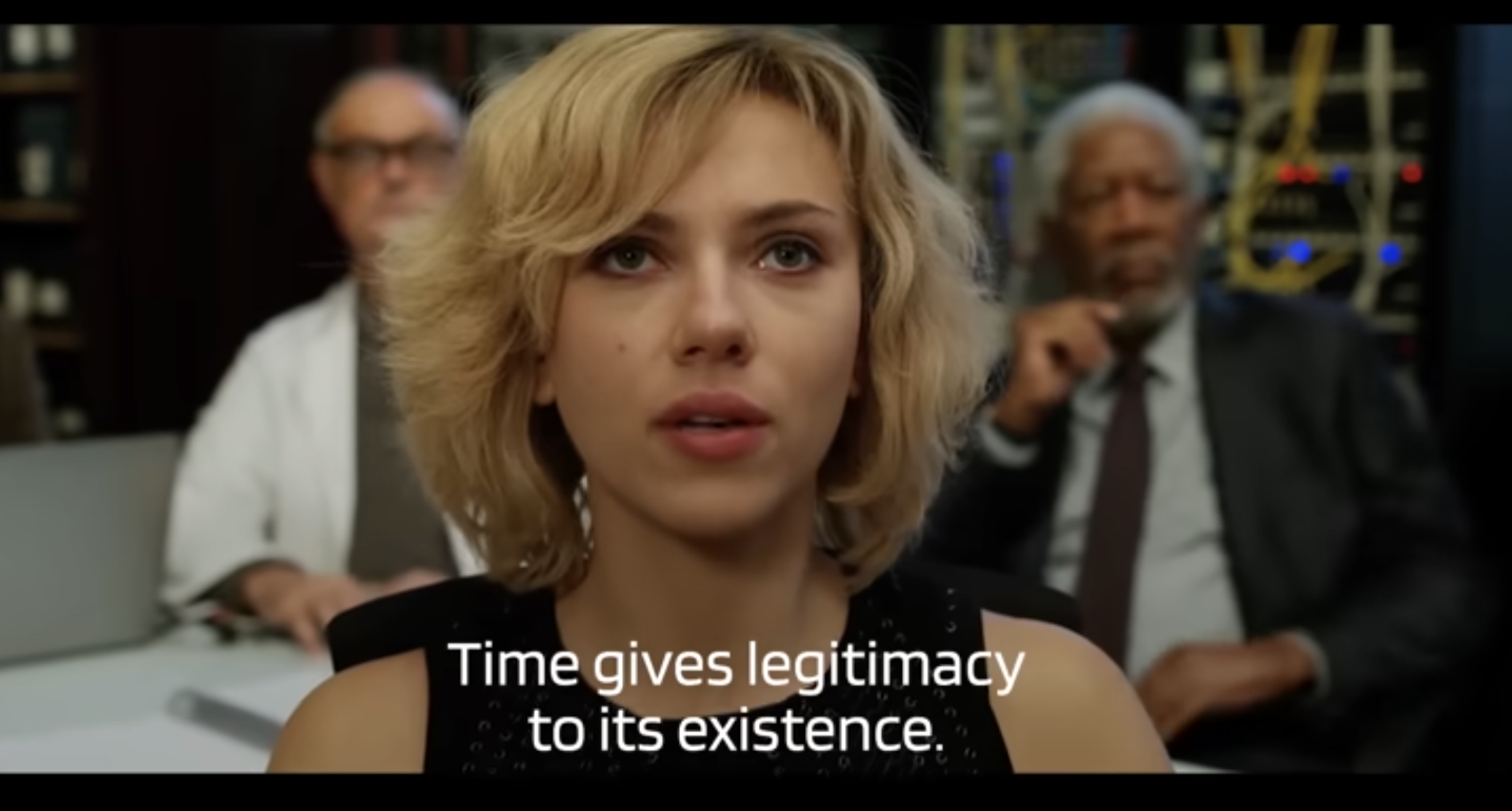 Lucy (2014) - Time is the only true unit of measure