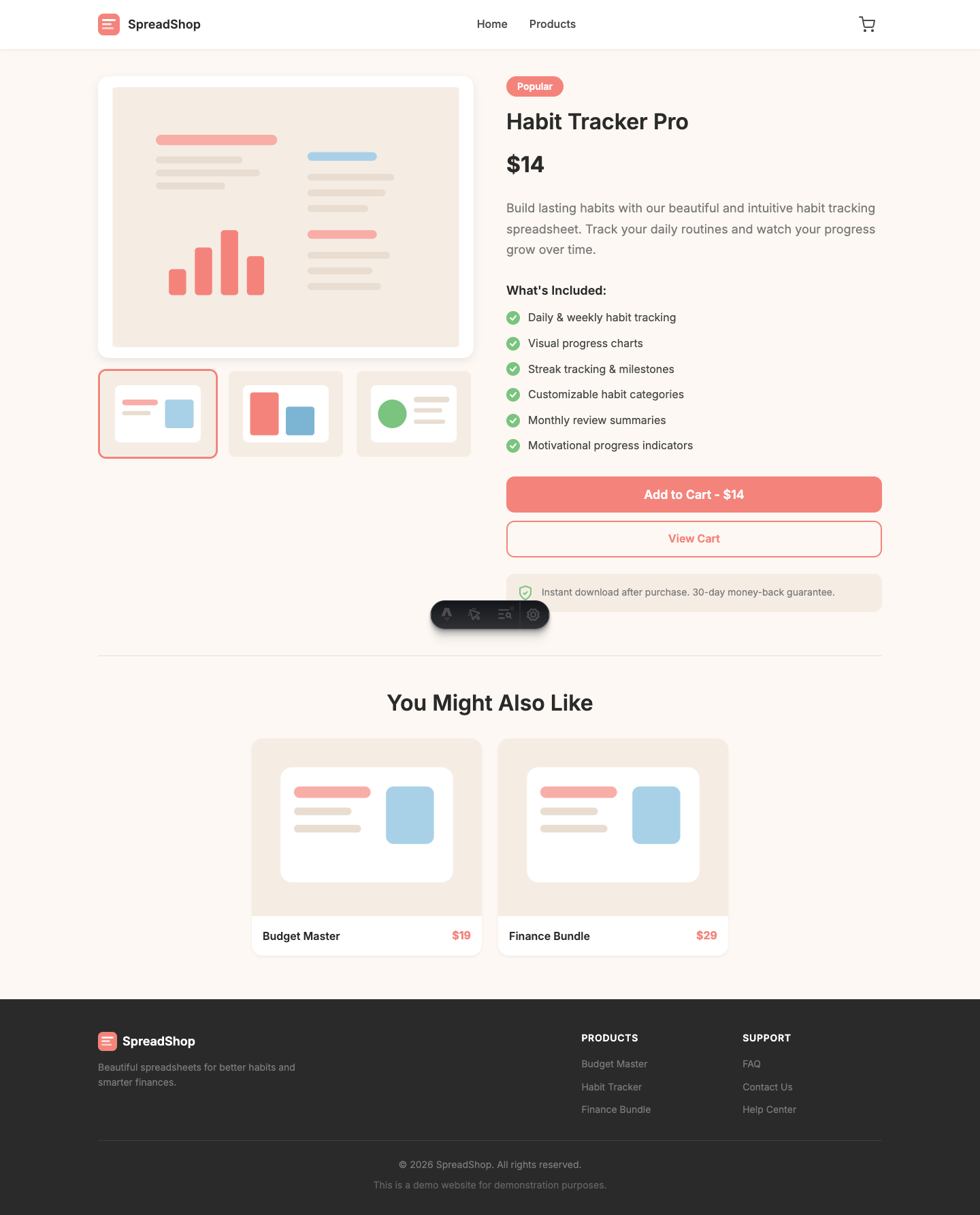 Product Detail - Habit Tracker